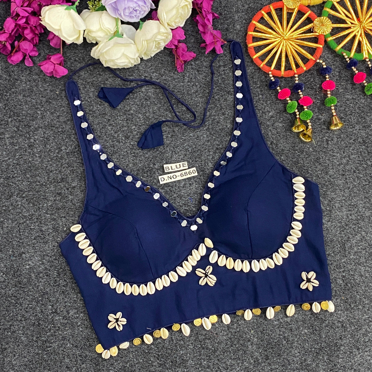 Navratri Stretchable Blouse - BL6860 – Popti – view 4