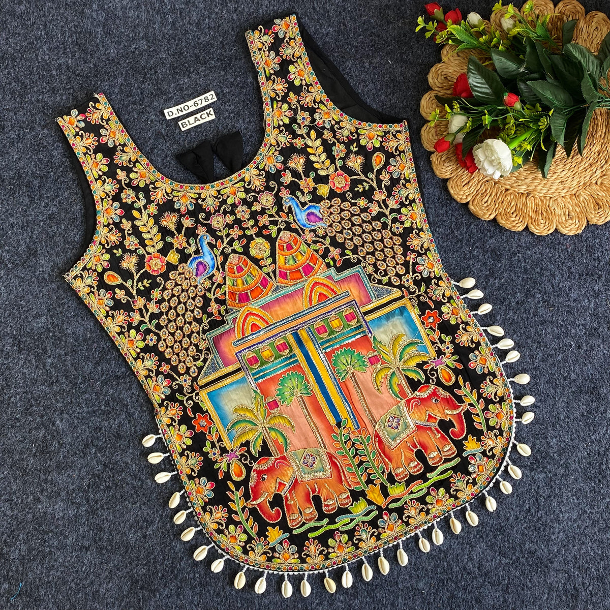 Navratri Kedia Kurti Blouse - Des- 6782 – Rani – view 4
