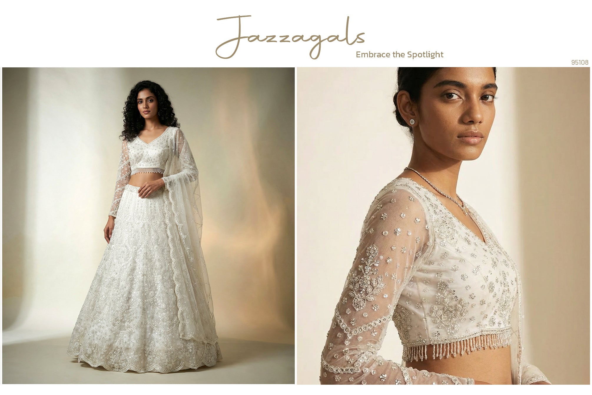 The Ananda Heirloom: Black Net Lehenga Ensemble III – Black – view 3
