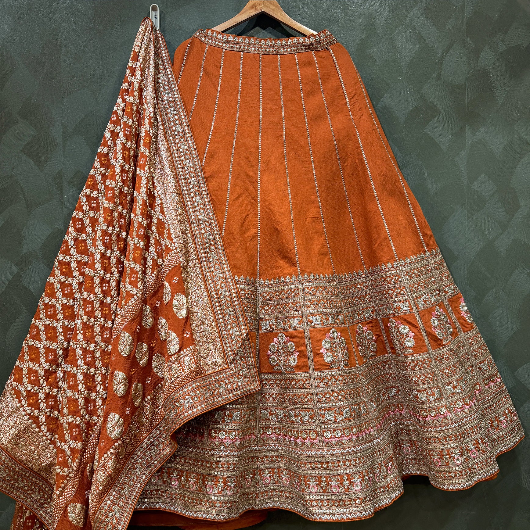 The Mewar Heritage Darbar: Yellow Heritage Lehenga Ensemble II – Yellow – view 1