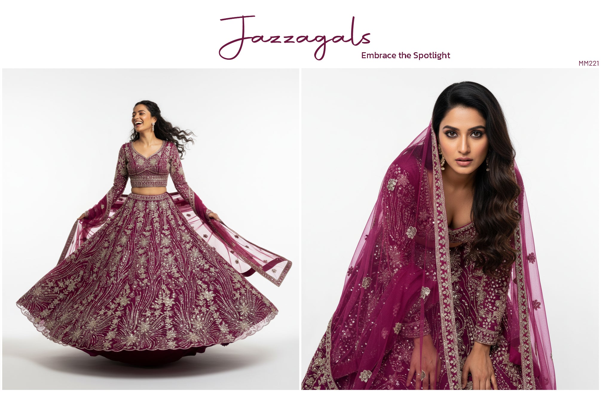 The Jharokha Heirloom Darbar: Blue Net Lehenga Ensemble II – Blue – view 4