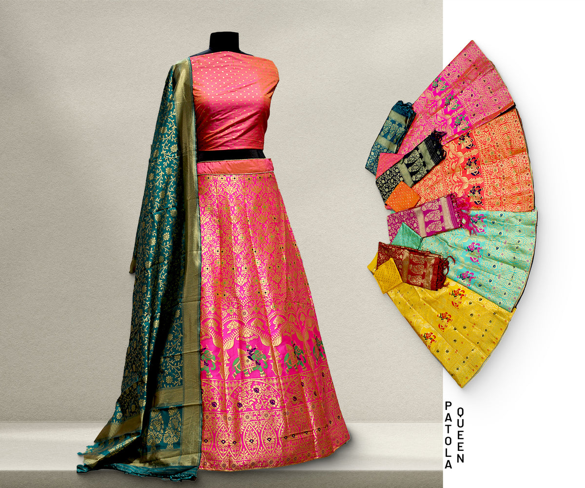 The Rajputana Darbar Edit: Heritage Lehenga Ensemble – Multi Colour – view 3