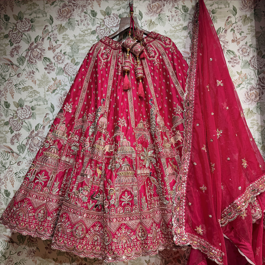 The Shringar Palace Edit: Pink Lehenga Ensemble