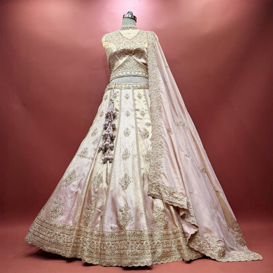 The Kamalini Collection: Baby Pink Lehenga Ensemble III