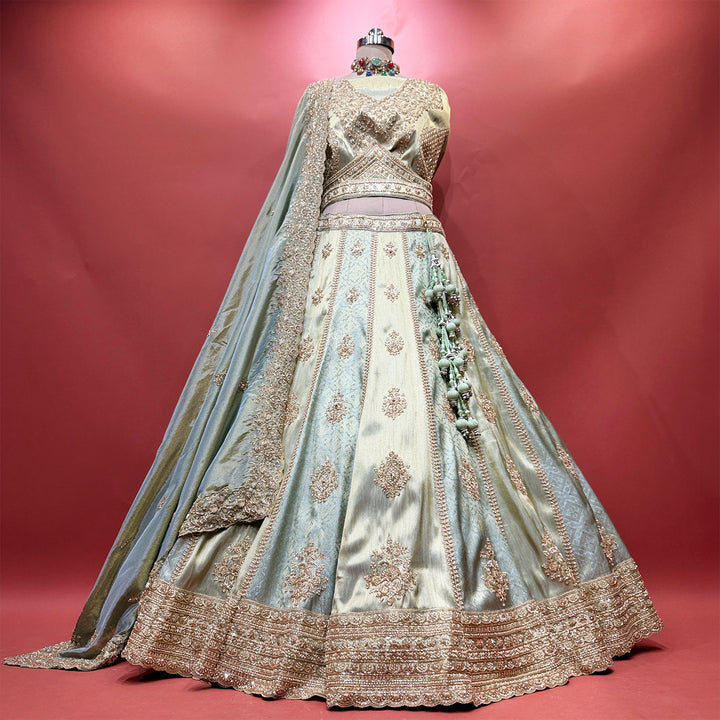 The Kamalini Collection: Baby Pink Lehenga Ensemble III