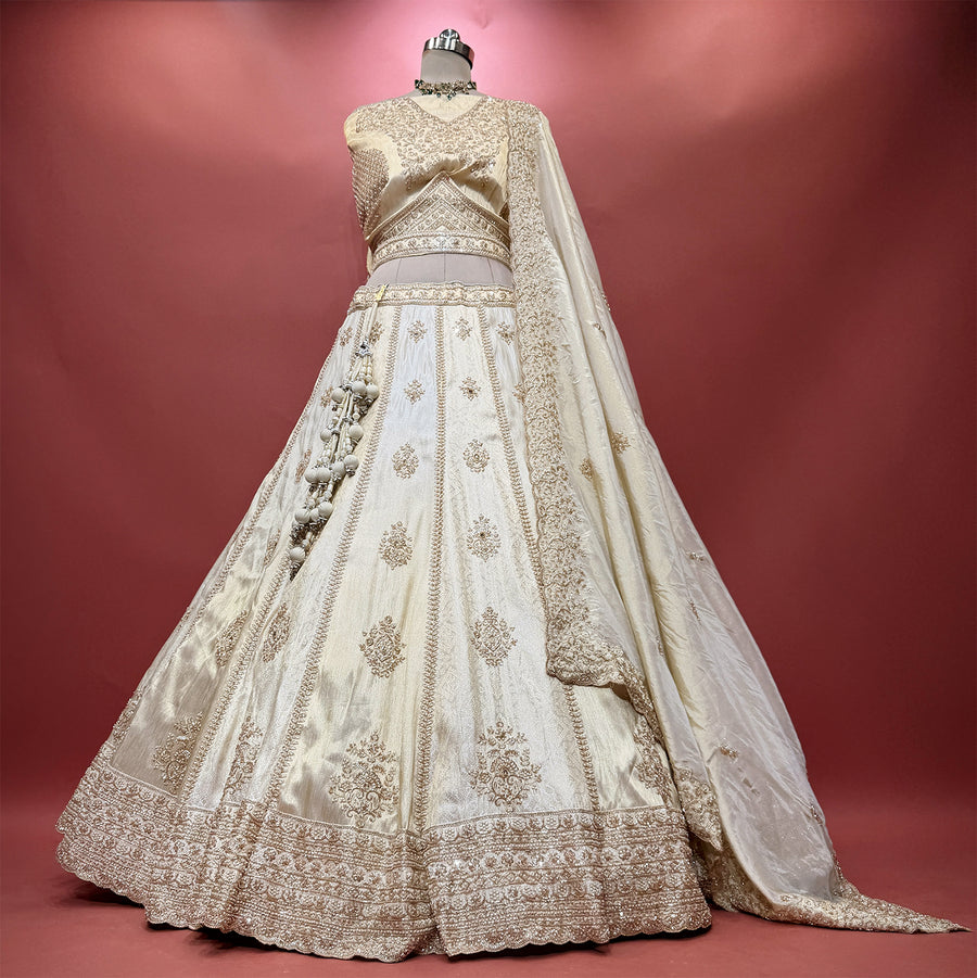 The Kamalini Collection: Baby Pink Lehenga Ensemble III