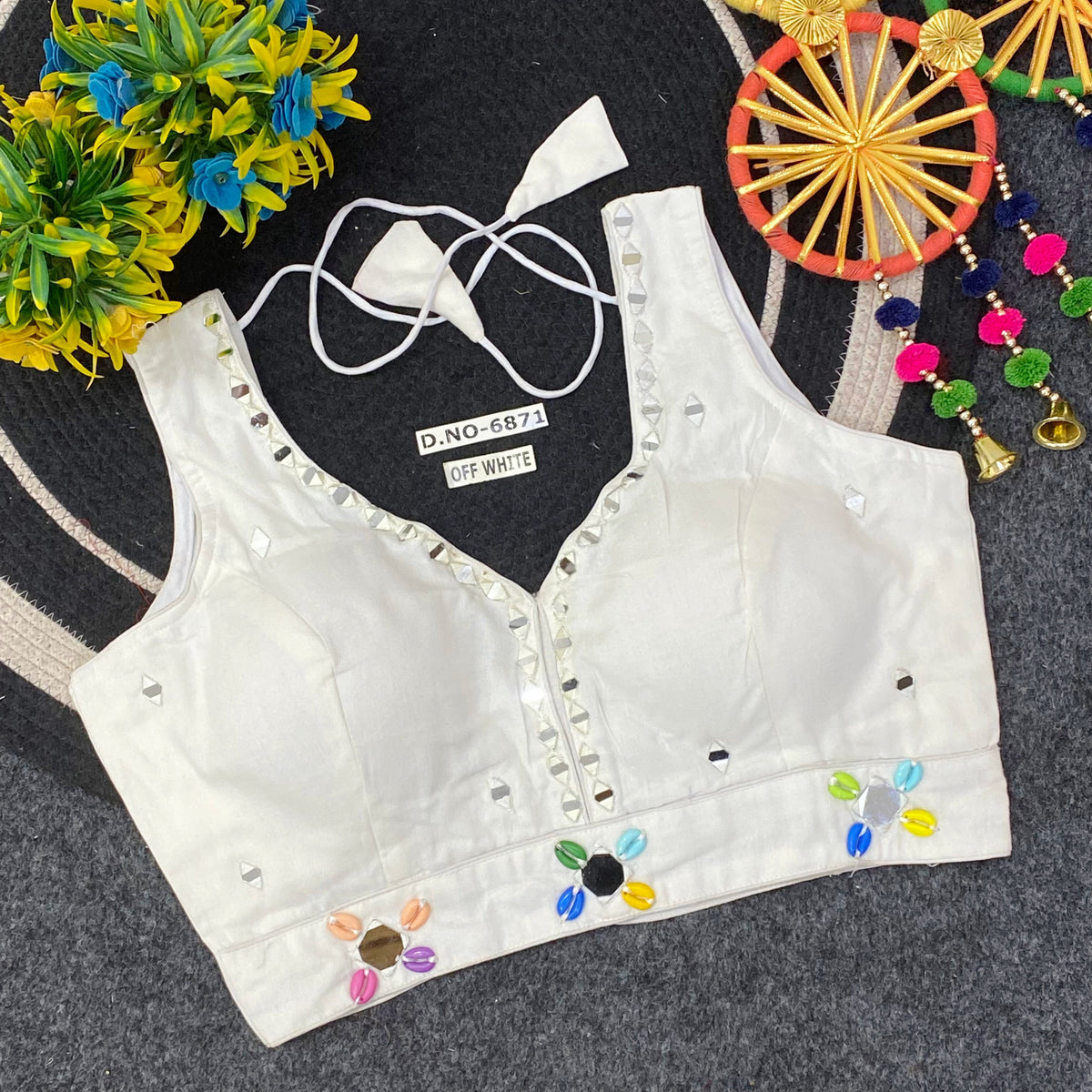 Navratri Readymade Blouse - Des- 6871 – Rani – view 8
