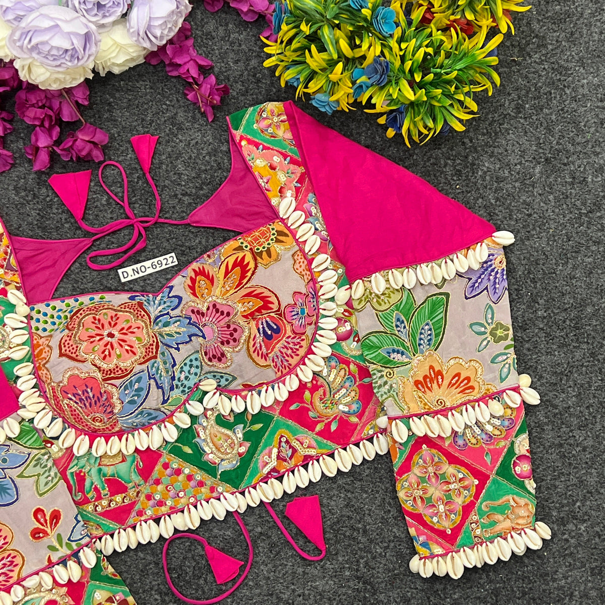 Navratri Full Sleeve Kodi Work Blouse - Des- 6922