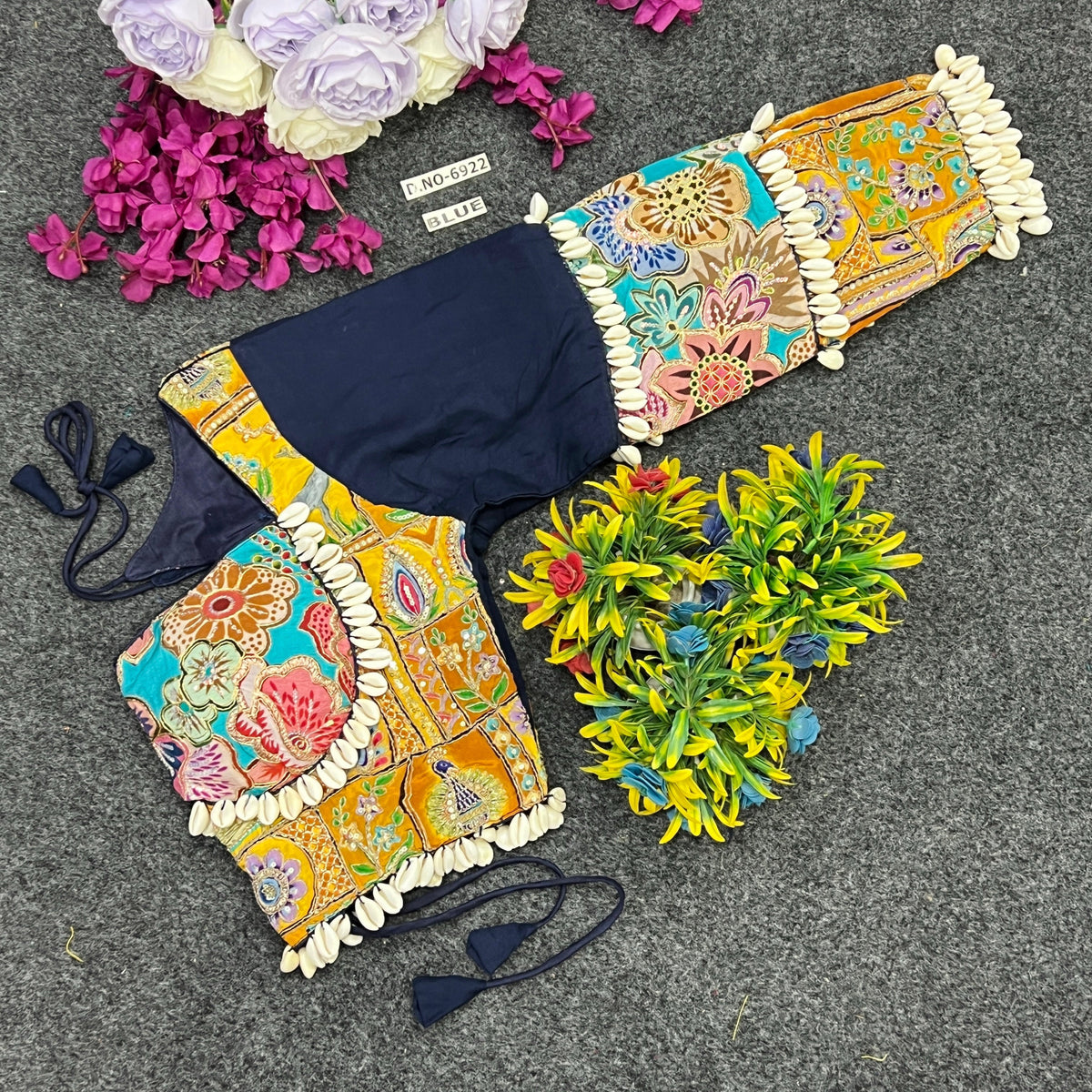 Navratri Full Sleeve Kodi Work Blouse - Des- 6922