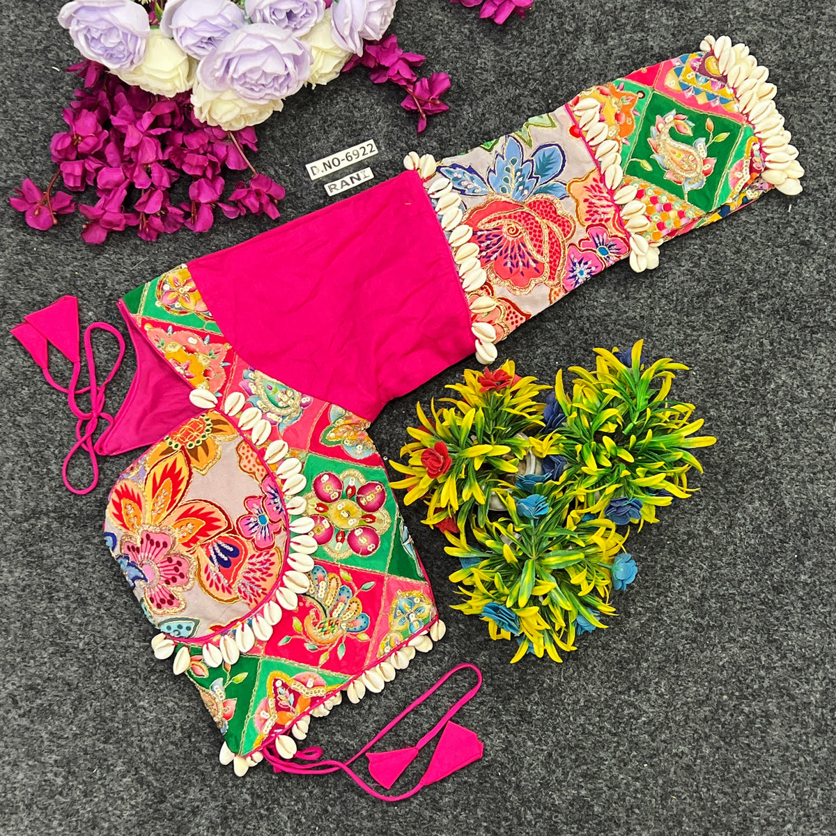 Navratri Full Sleeve Kodi Work Blouse - Des- 6922