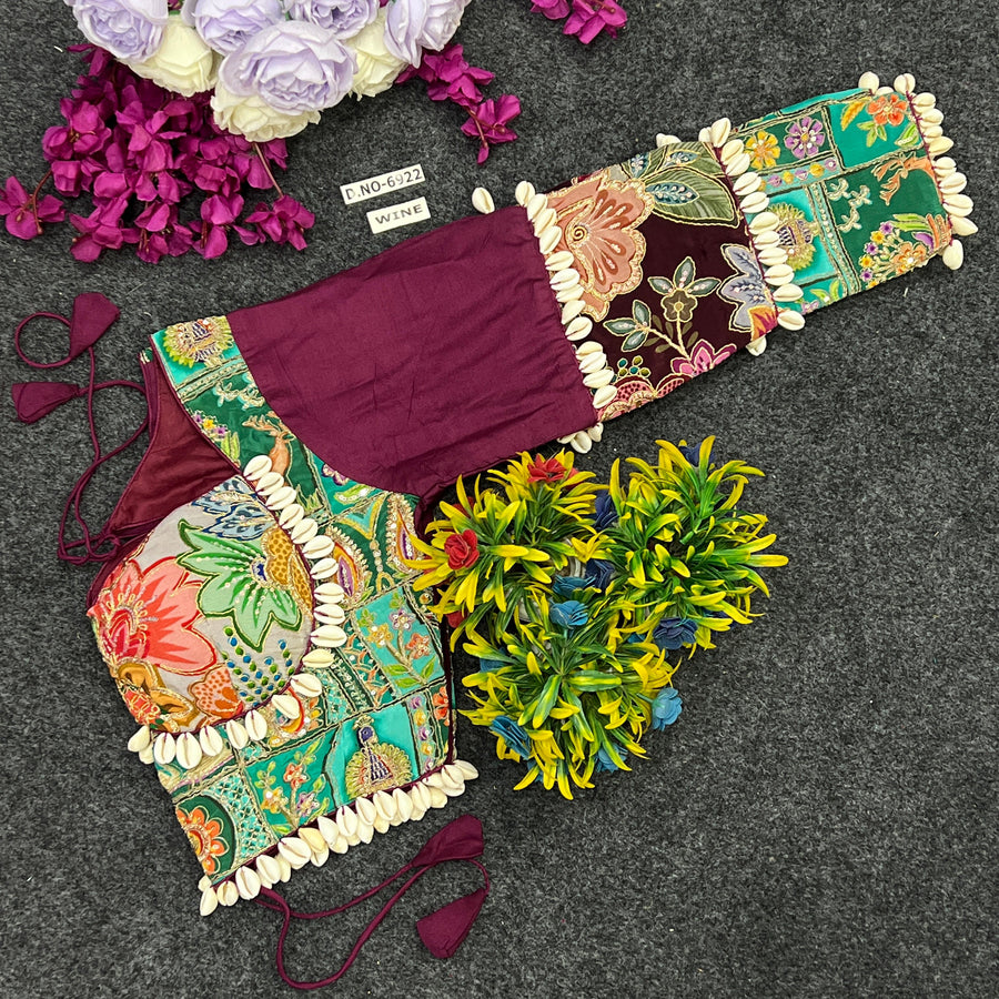 Navratri Full Sleeve Kodi Work Blouse - Des- 6922