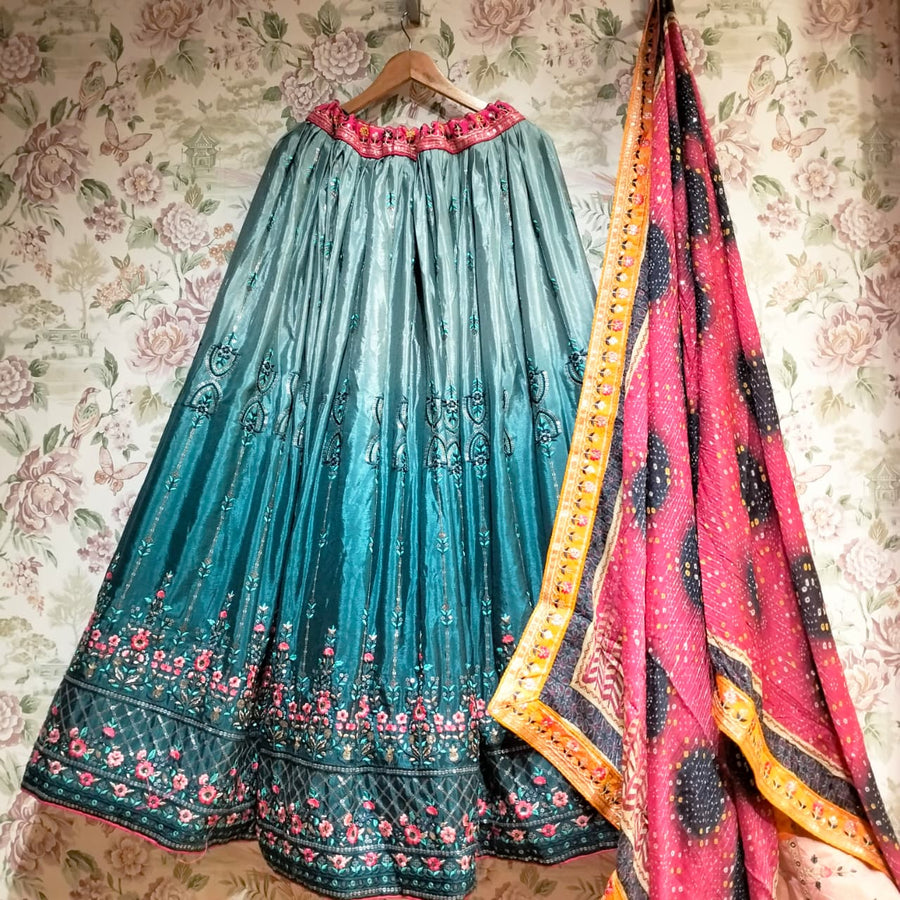 The Udaipur Royal Heirloom: Pink Heritage Lehenga Ensemble III