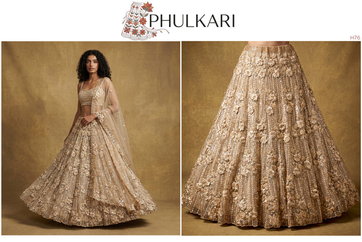 The Mewar Heritage Edit: Ivory Net Lehenga Ensemble III