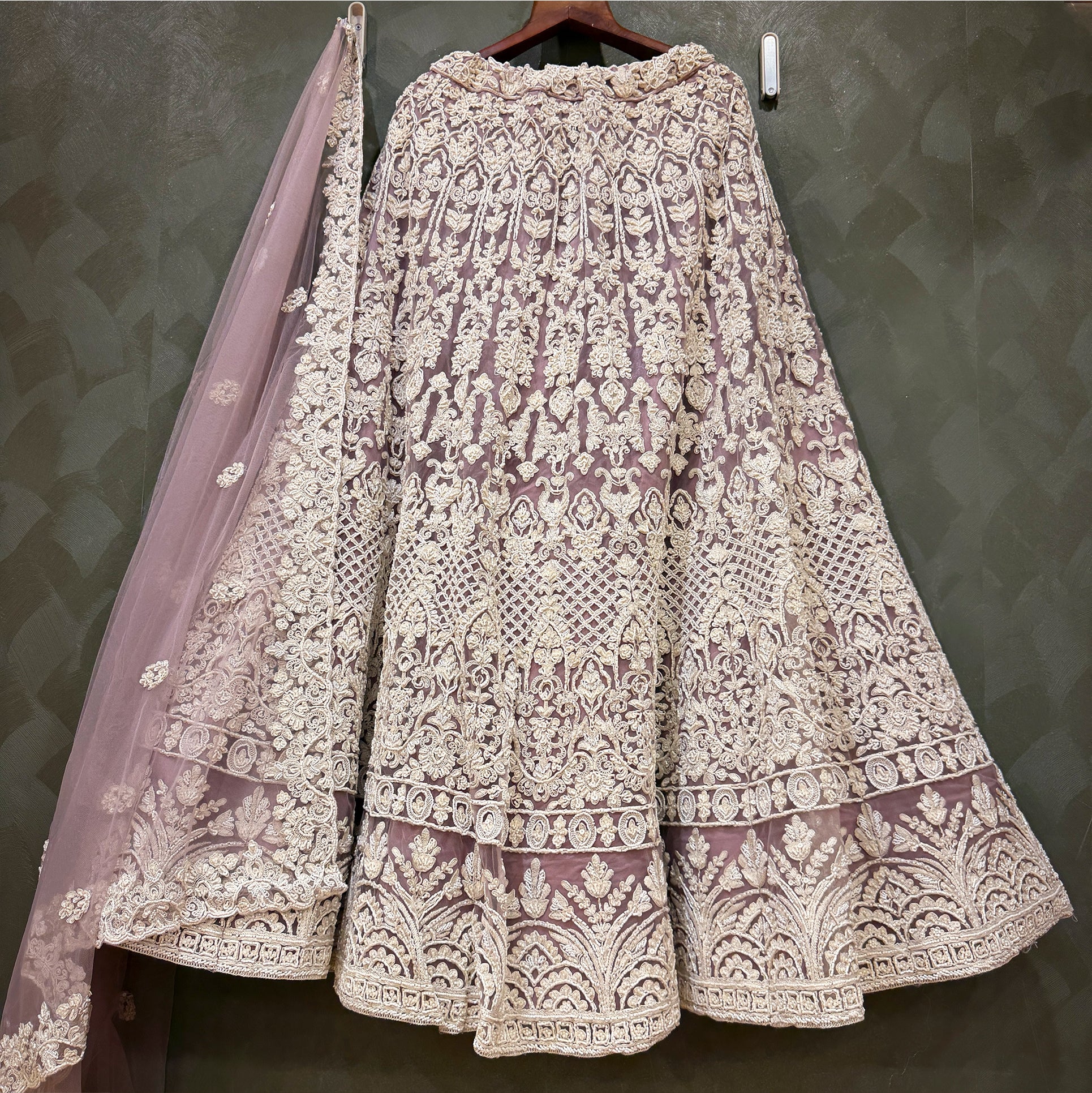The Udaipur Royal Collection: Lavender Heritage Lehenga Ensemble I – Lavender – view 1
