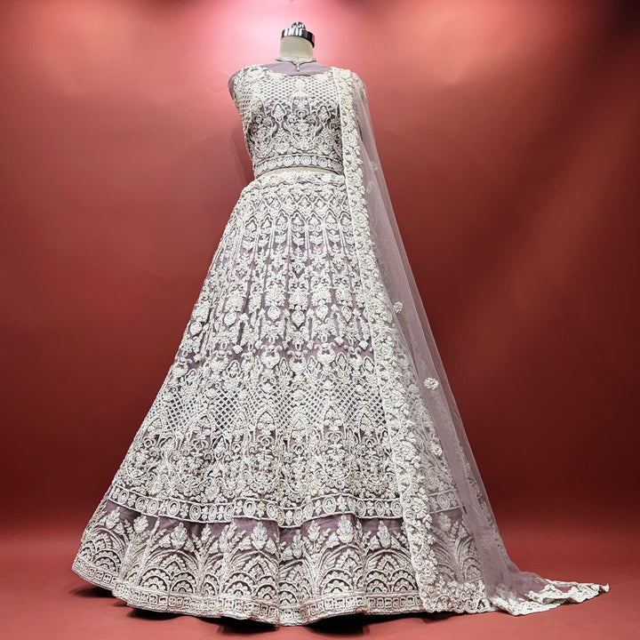 The Udaipur Royal Collection: Lavender Heritage Lehenga Ensemble I