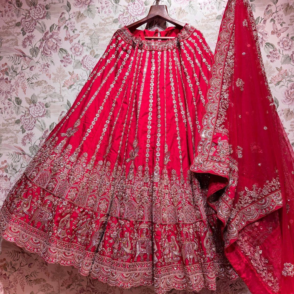 The Rang Mahal Edit: Pink Lehenga Ensemble II - Pink - view 1