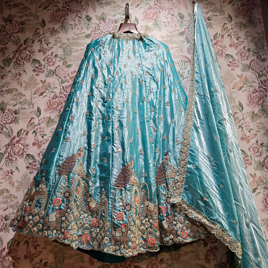 The Mangalam Darbar: Ivory Heritage Lehenga Ensemble III