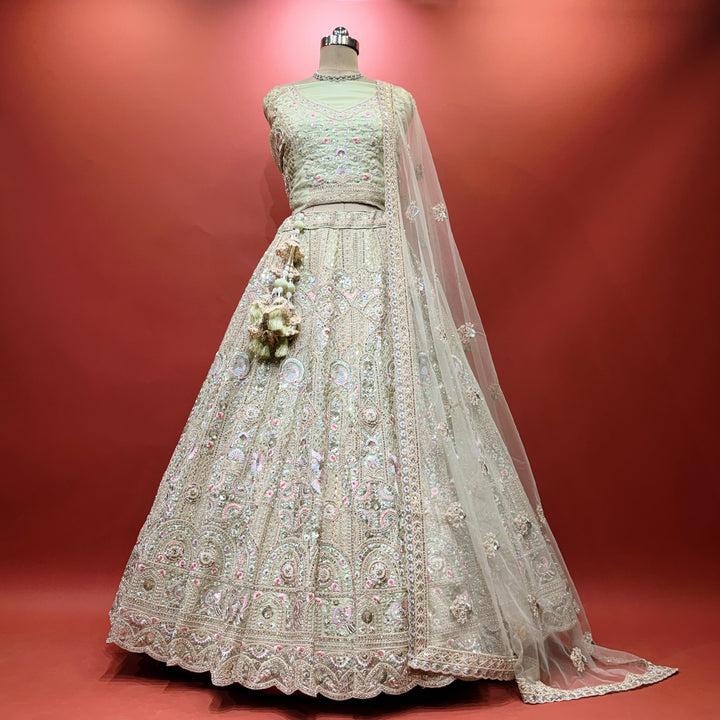 The Marwar Collection Edit: Green Heritage Lehenga Ensemble II