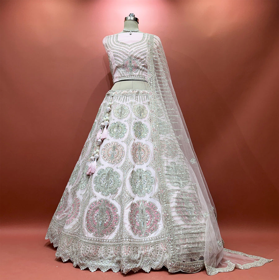 The Marwar Collection Edit: Baby Pink Organza Lehenga Ensemble II