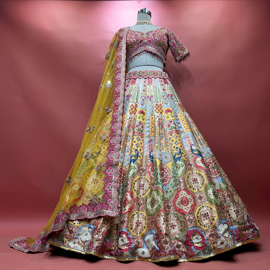 The Madhurima Edit: Multi Colour Lehenga Ensemble