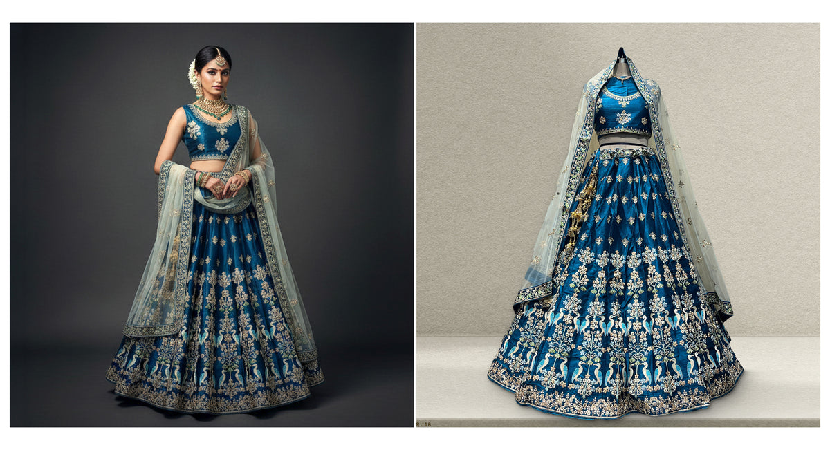 The Mewar Heritage Edit: Green Heritage Lehenga Ensemble II – Green – view 2