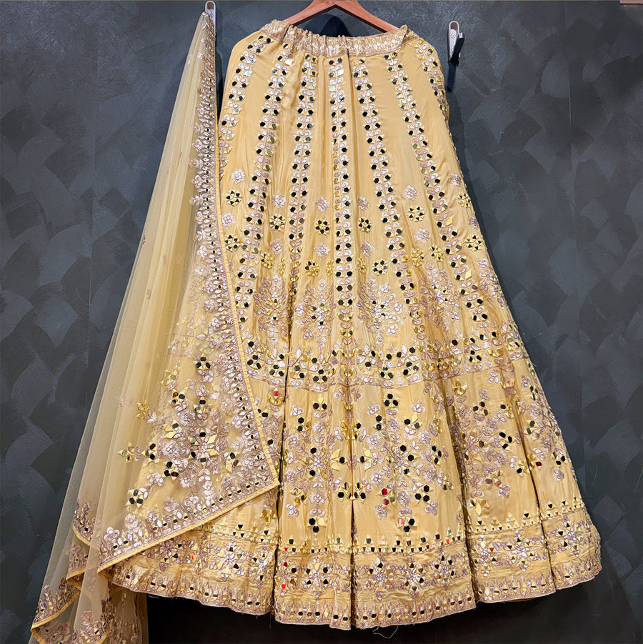 The Mewar Heritage Heirloom: Green Heritage Lehenga Ensemble II