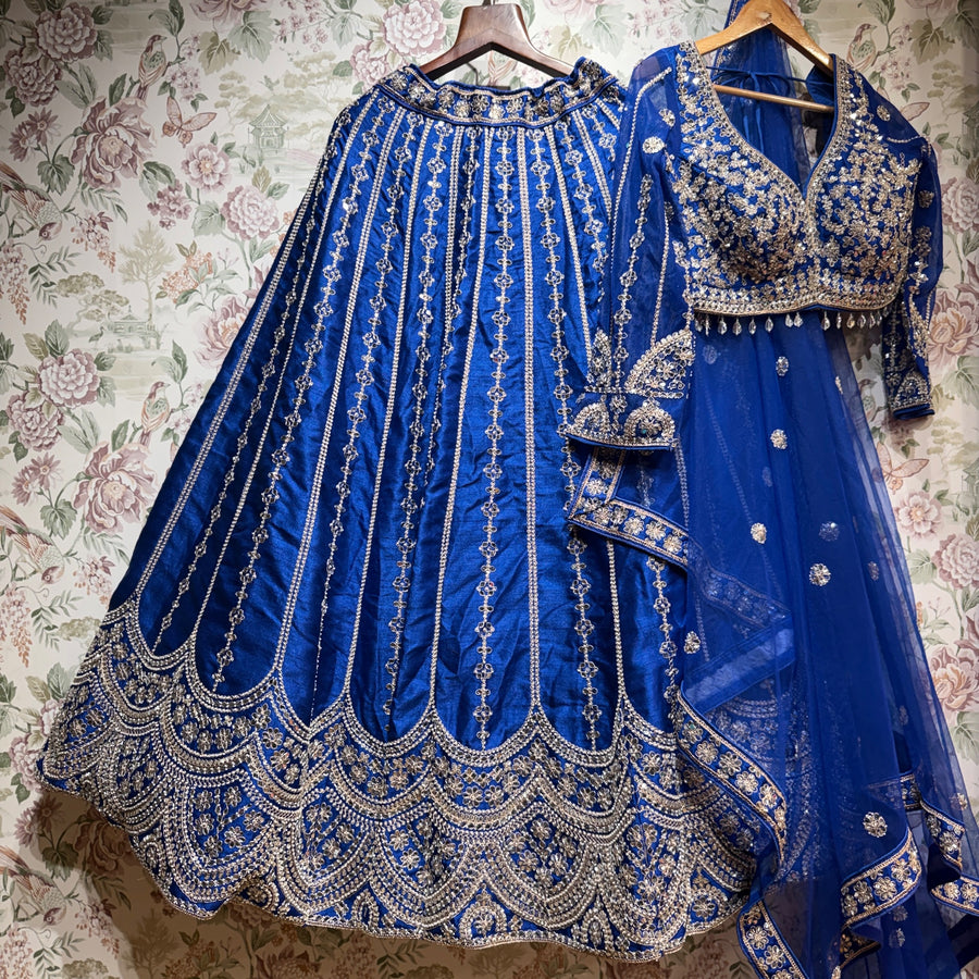 The Amber Fort Heirloom: Lavender Heritage Lehenga Ensemble IV
