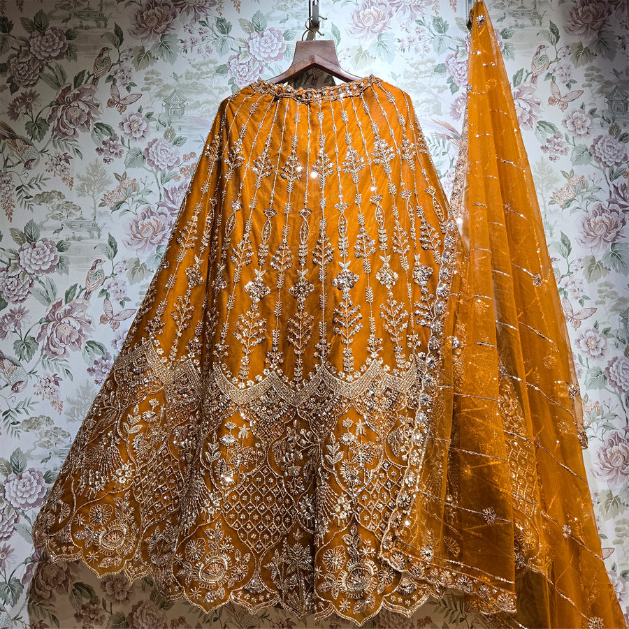 The Shringar Palace Edit: Orange Lehenga Ensemble