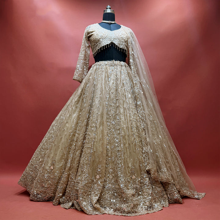 The Chandrika Collection: Green Lehenga Ensemble
