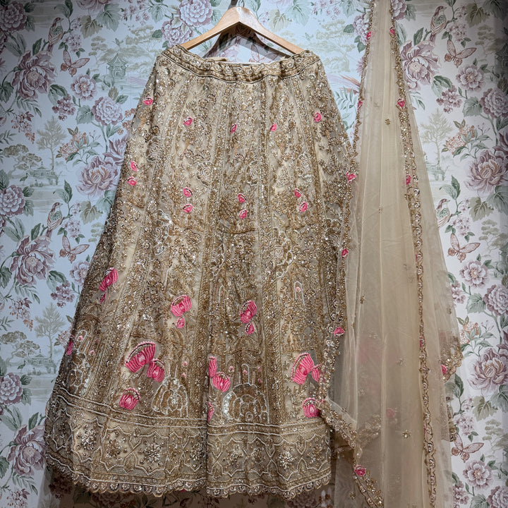 The Kesariya Heritage Edit: Baby Pink Lehenga Ensemble