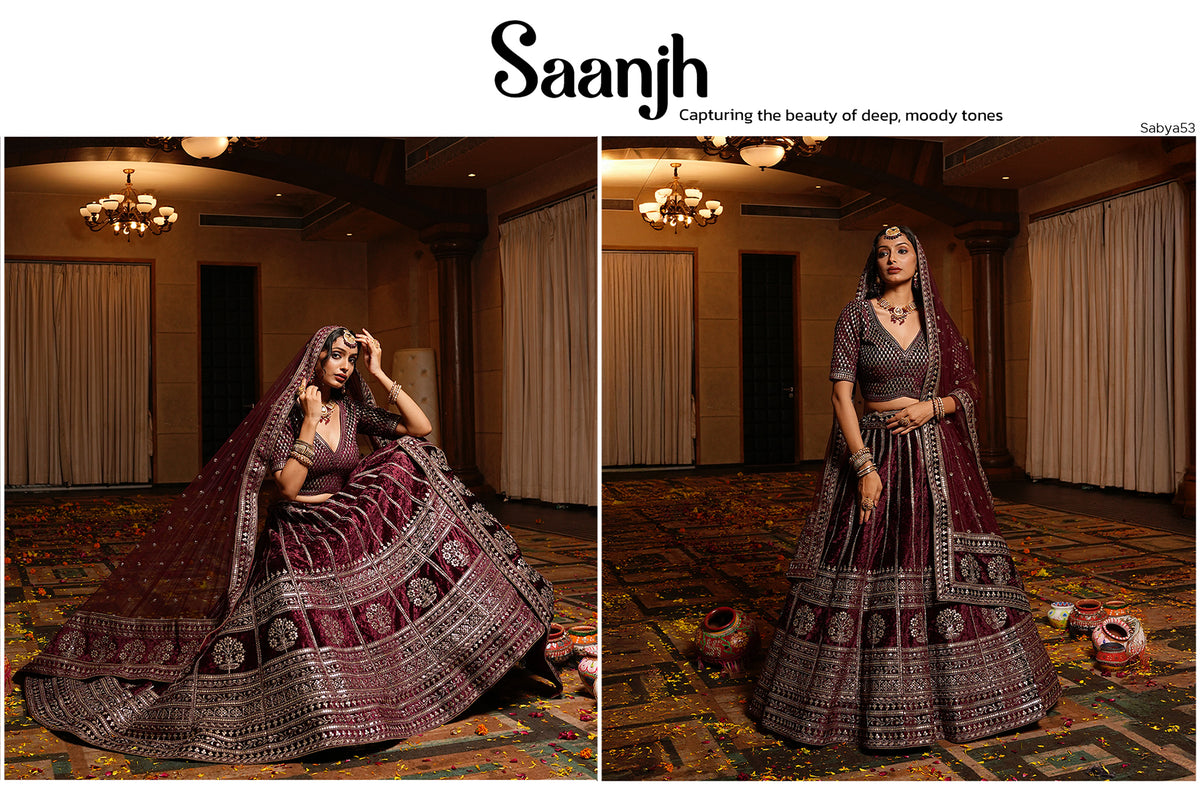 The Mangalam Edit: Ivory Heritage Lehenga Ensemble IV – Ivory – view 3