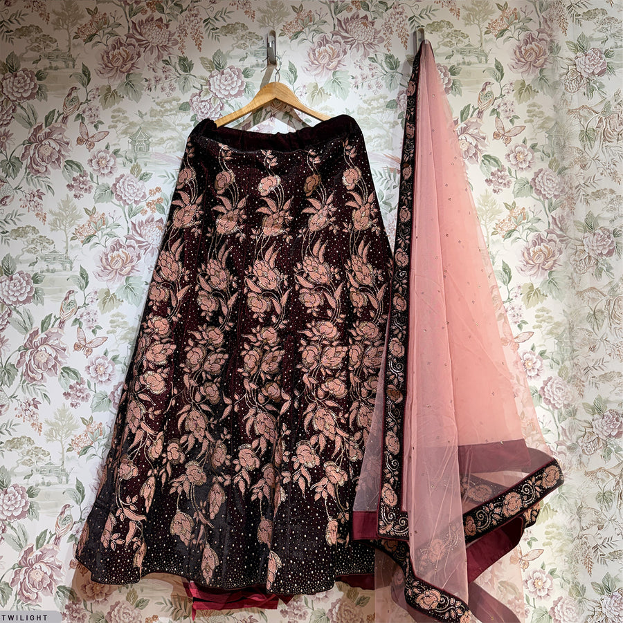 The Jaipur Palace Collection: Black Heritage Lehenga Ensemble IV