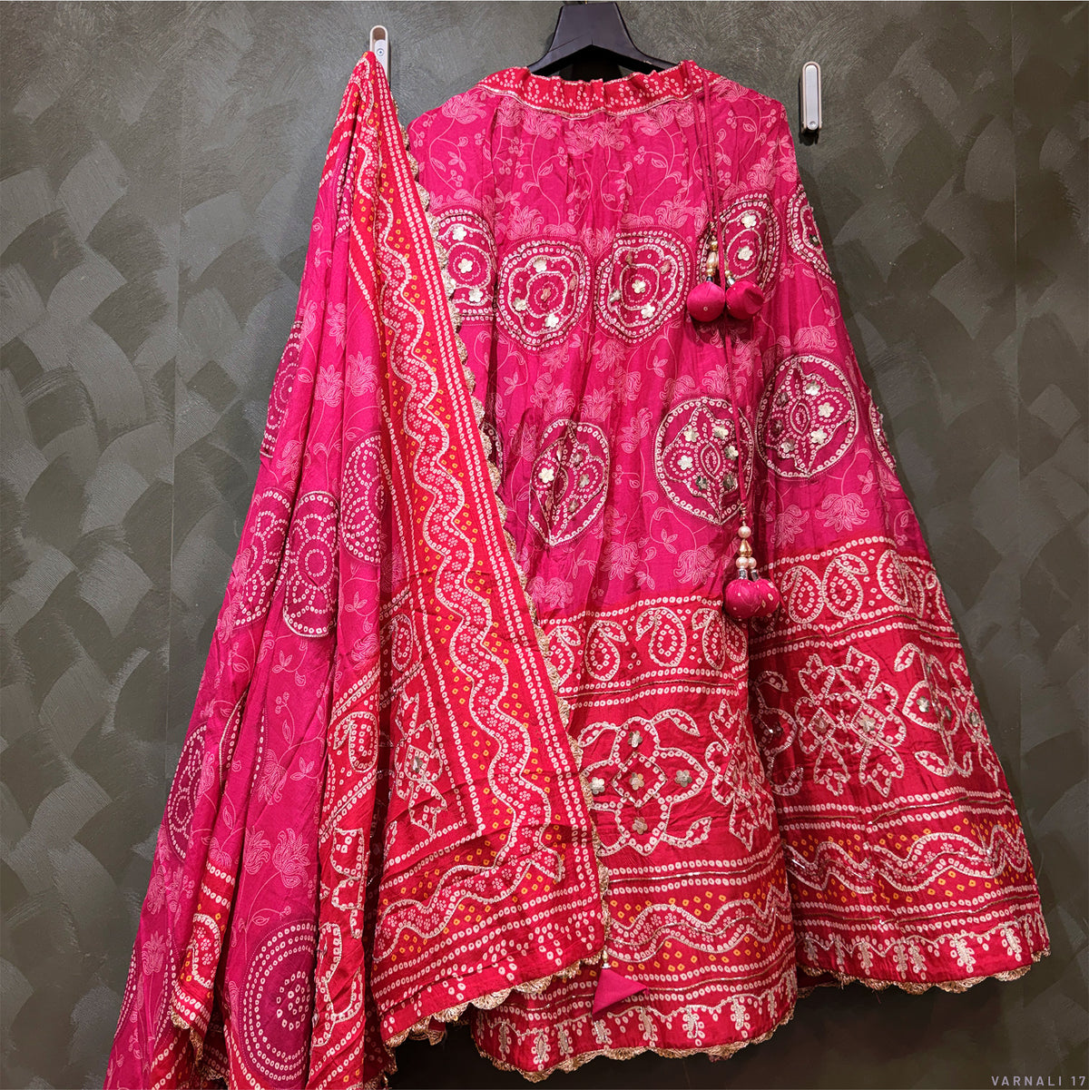 The Jaipur Palace Darbar: Pink Heritage Lehenga Ensemble II – Pink – view 1
