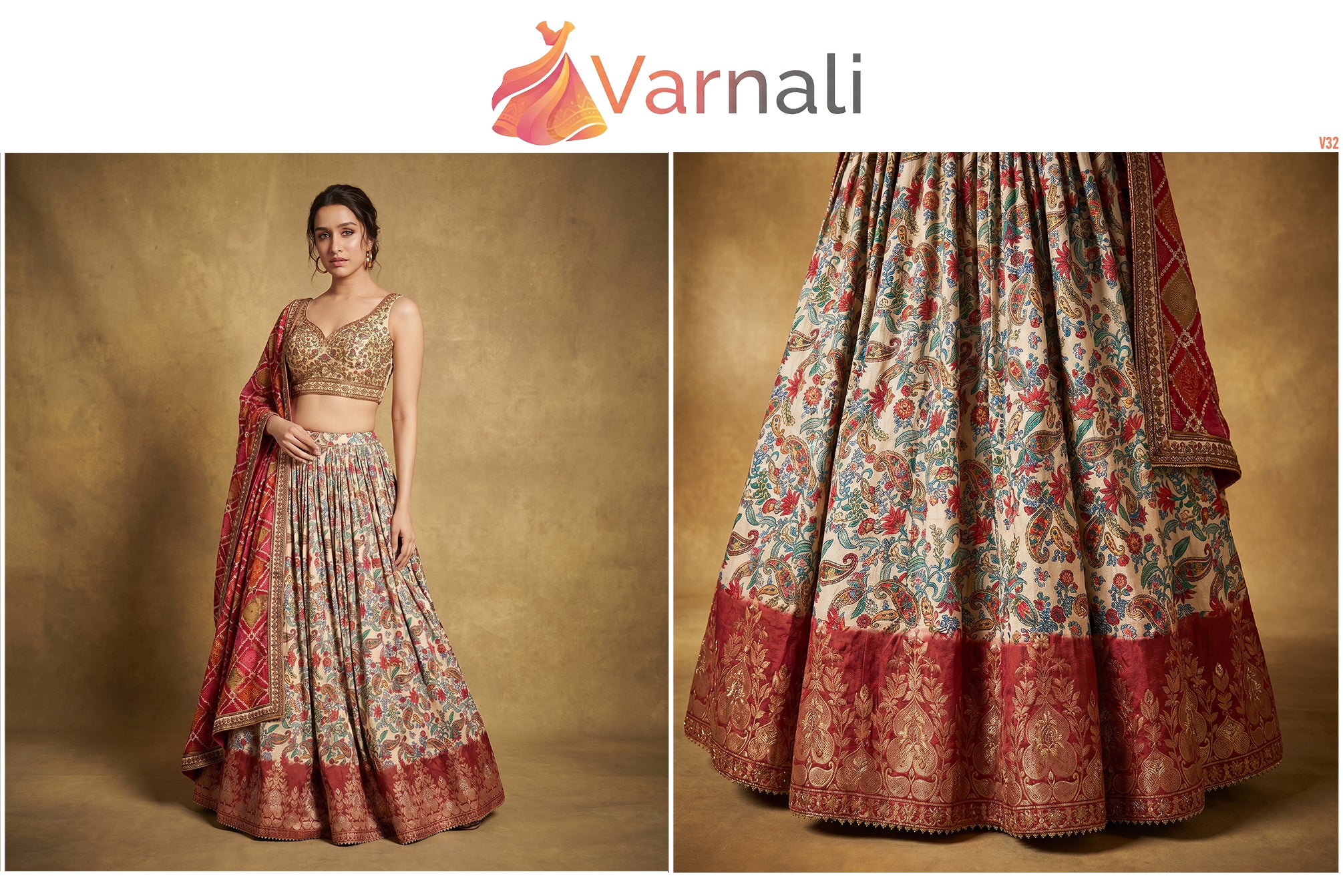 The Jharokha Heirloom Darbar: Pink Heritage Lehenga Ensemble IV – Pink – view 4