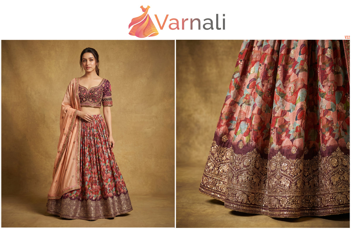 The Jharokha Heirloom Darbar: Pink Heritage Lehenga Ensemble IV – Pink – view 7