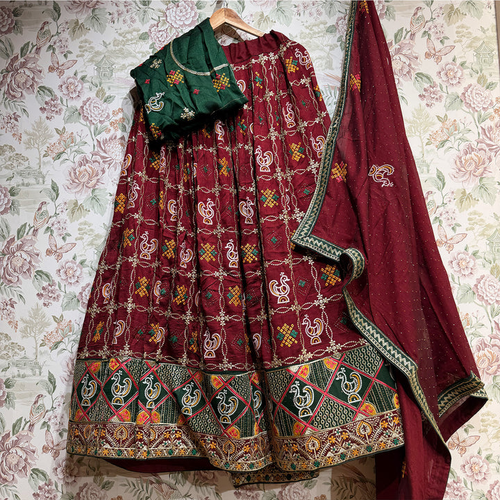 The Marwar Collection Edit: Green Heritage Lehenga Ensemble I