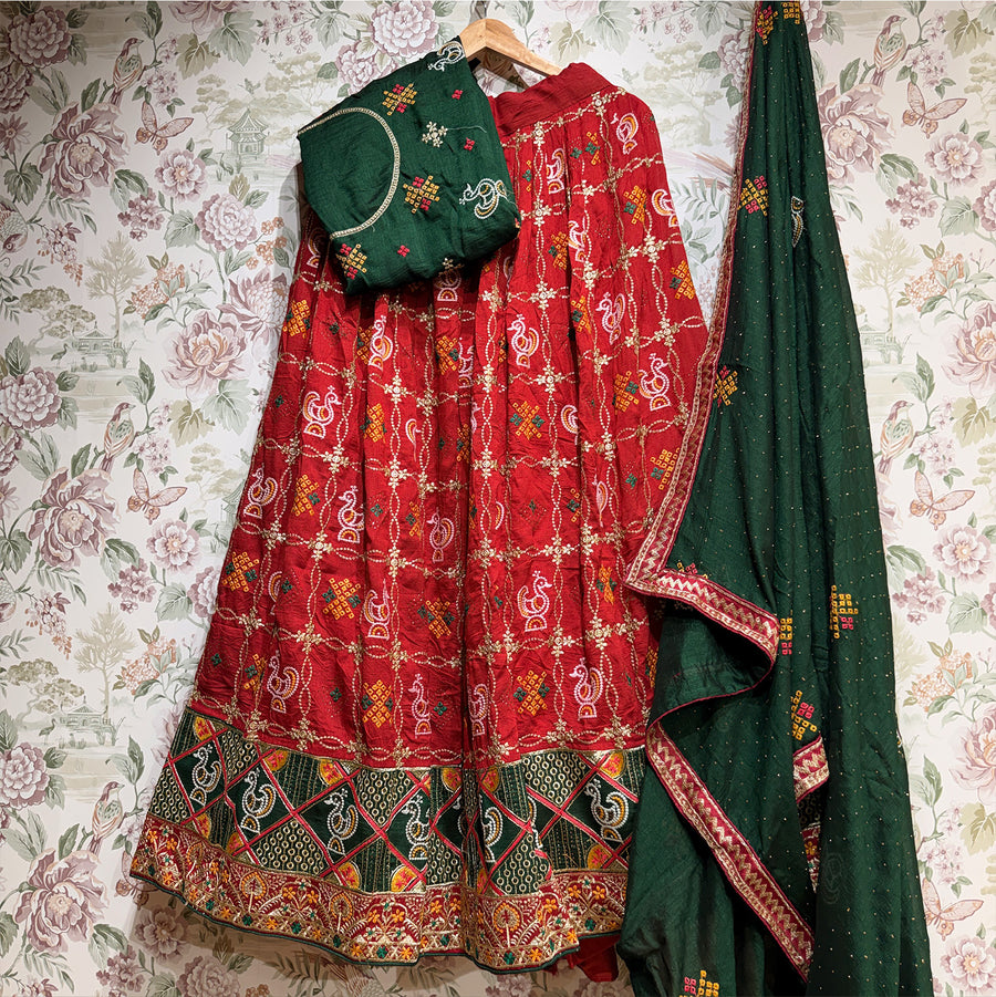 The Marwar Collection Edit: Green Heritage Lehenga Ensemble I