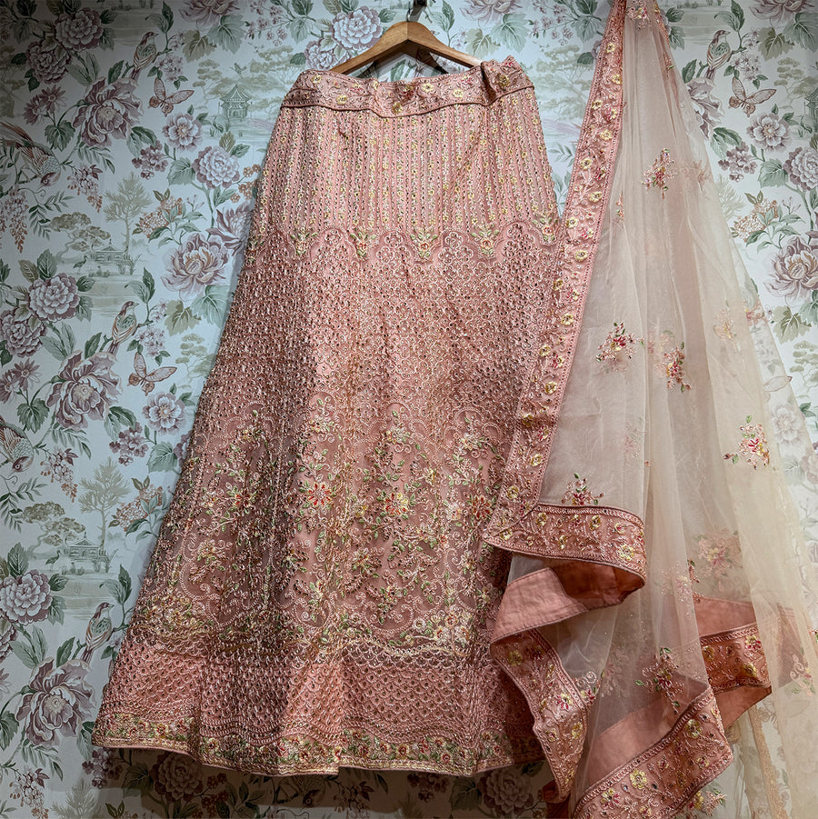 The Utsav Edit: Peach Heritage Lehenga Ensemble II