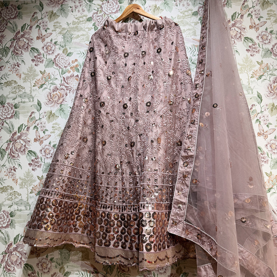 The Utsav Edit: Peach Heritage Lehenga Ensemble II