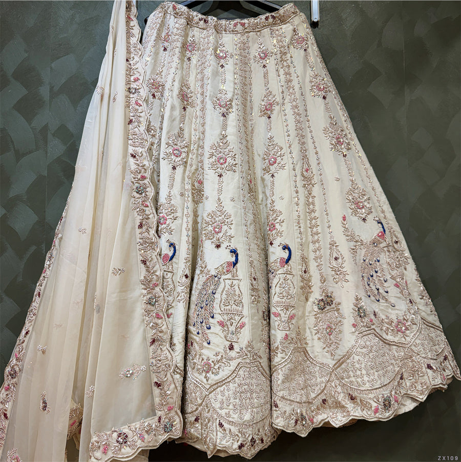 The Vivaha Darbar: Ivory Heritage Lehenga Ensemble III